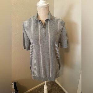 EXPRESS Men’s Gray Polo Sz M